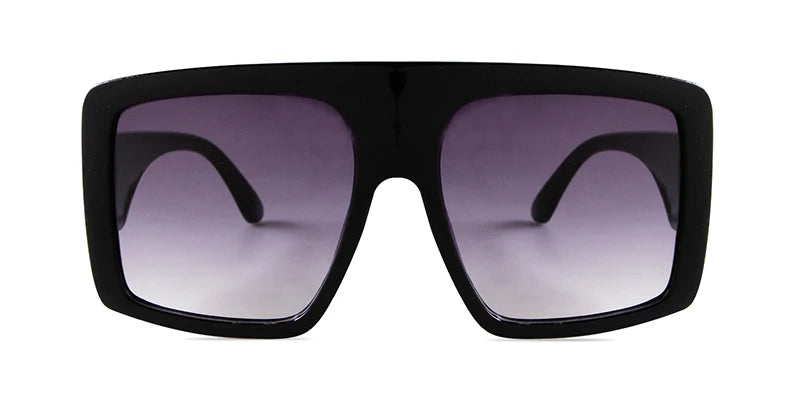 Black sunglasses with gradient lenses